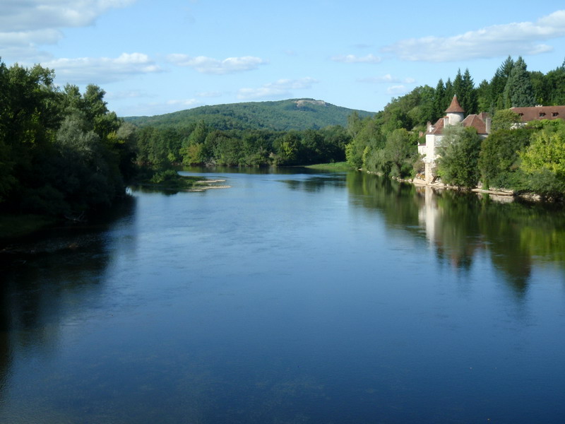 Flusslandschaft Dordogne
